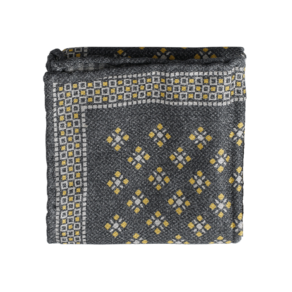 BRUNELLO CUCINELLI-Pocket Square-GRY YLLW