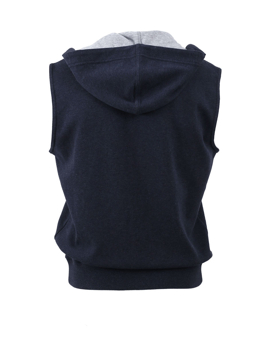 BRUNELLO CUCINELLI-Hooded Zip Vest-