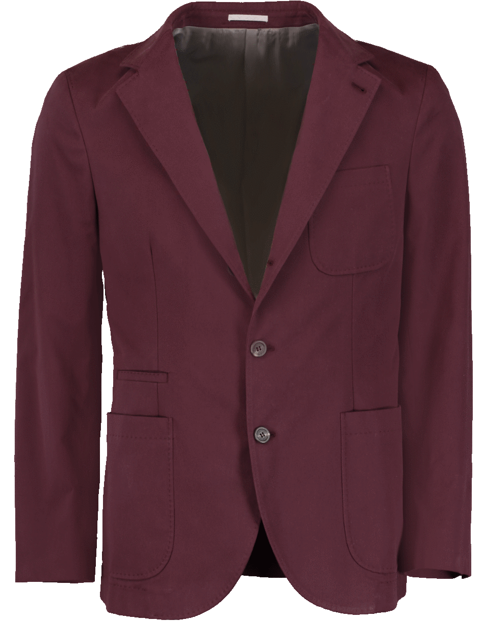 Pick Stitched Jacket MENSCLOTHINGJACKET BRUNELLO CUCINELLI   