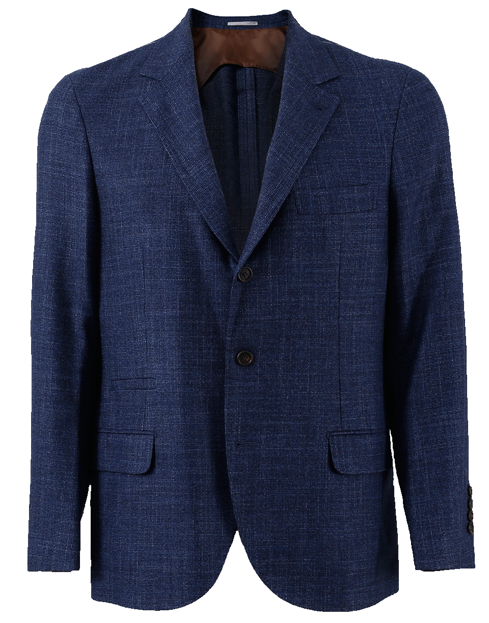 Woven Suit Jacket MENSCLOTHINGJACKET BRUNELLO CUCINELLI   
