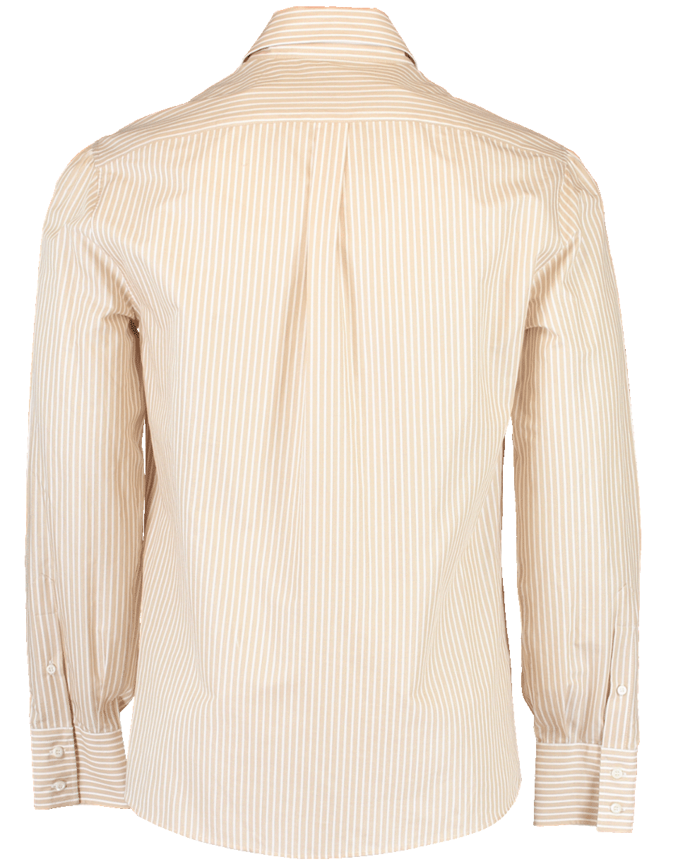 BRUNELLO CUCINELLI-Cotton Stripe Shirt-