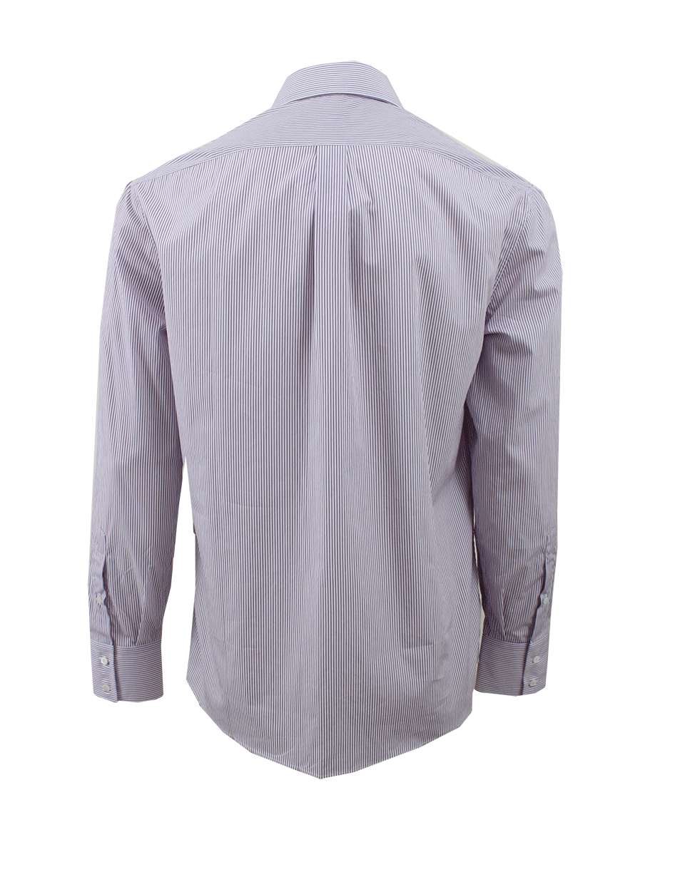 BRUNELLO CUCINELLI-Mini Stripe Collar Shirt-