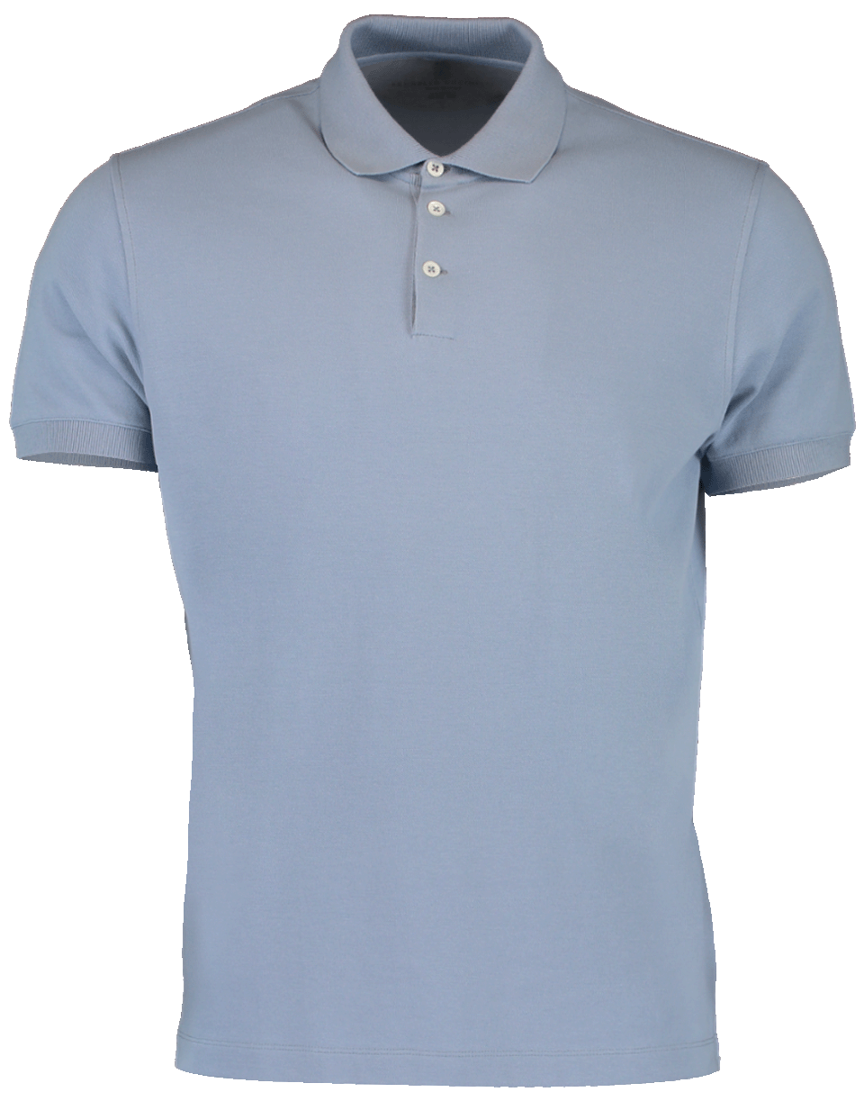 BRUNELLO CUCINELLI-Plain Classic Polo Shirt-