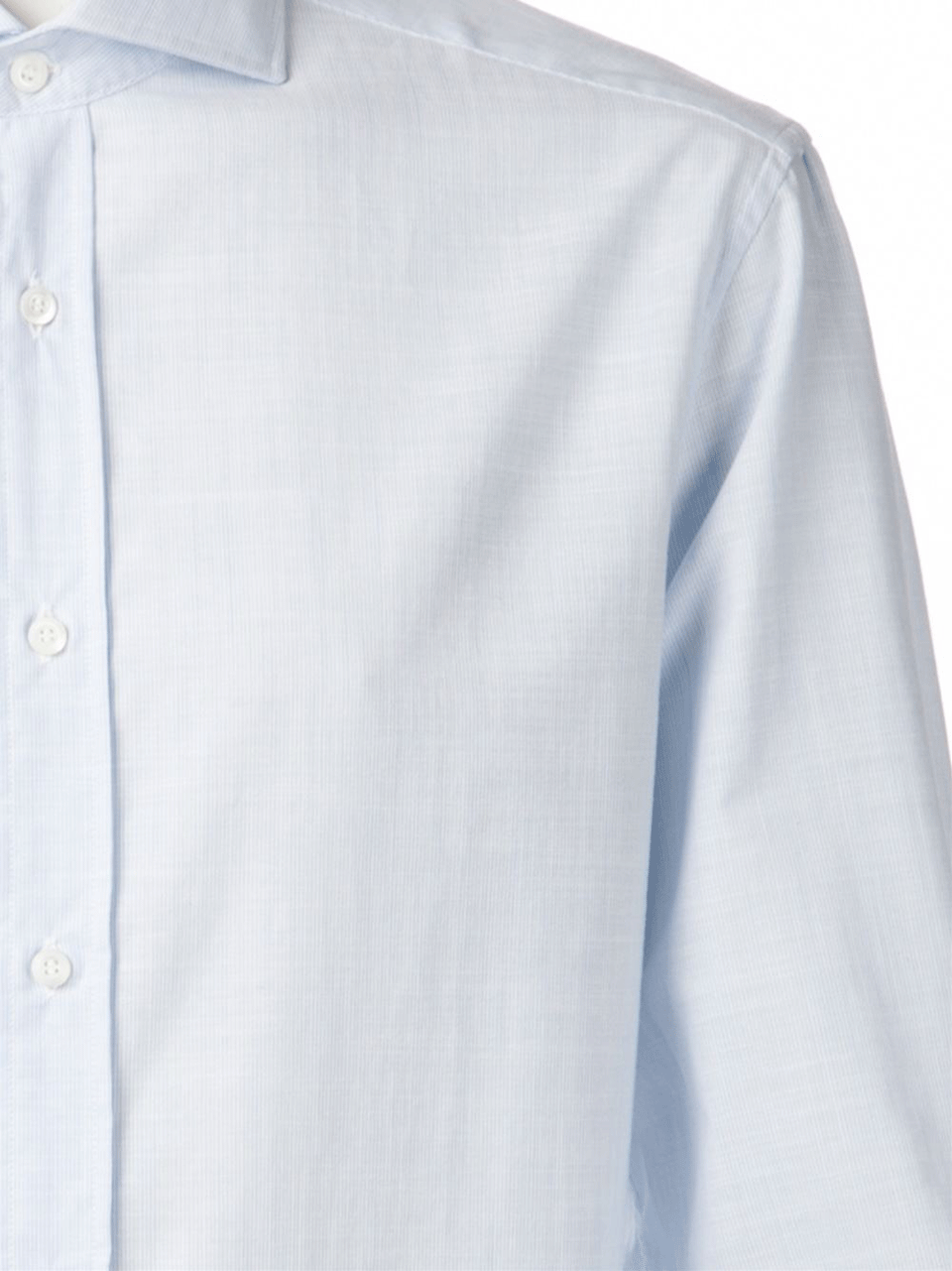 BRUNELLO CUCINELLI-Spread Collar Cotton Shirt-