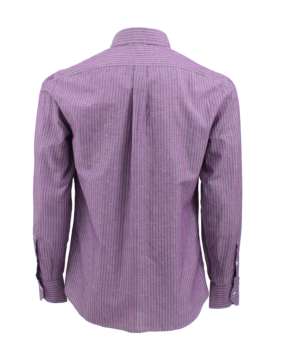 Stripe Button Down Shirt MENSCLOTHINGSHIRT BRUNELLO CUCINELLI   