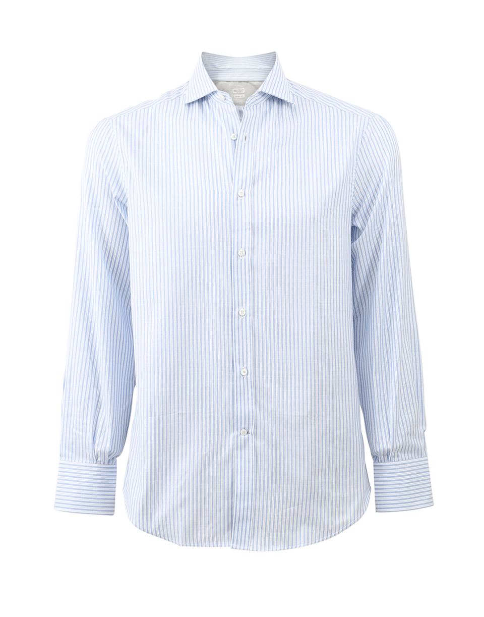 Stripe Shirt MENSCLOTHINGSHIRT BRUNELLO CUCINELLI   