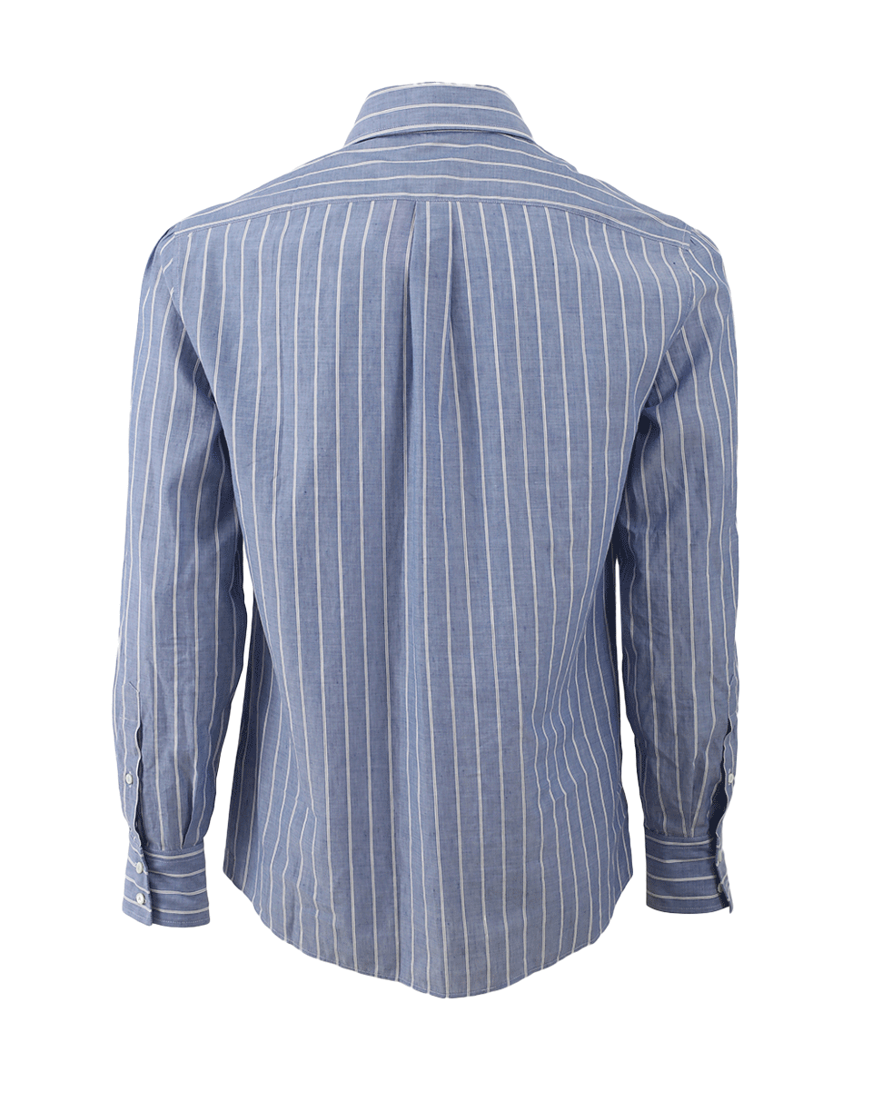 BRUNELLO CUCINELLI-Striped Shirt-