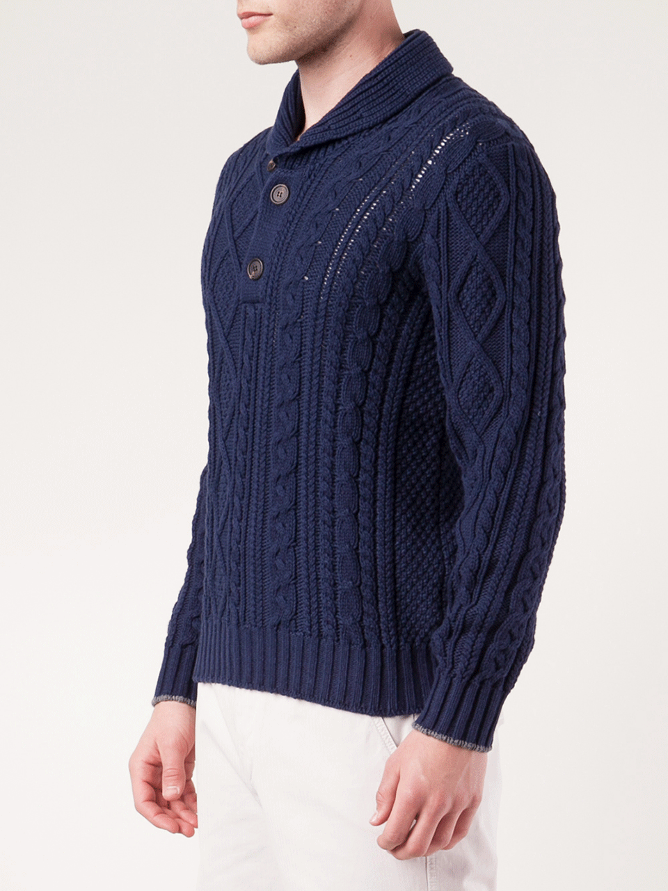 Shawl Collar Sweater MENSCLOTHINGSWEATER BRUNELLO CUCINELLI   