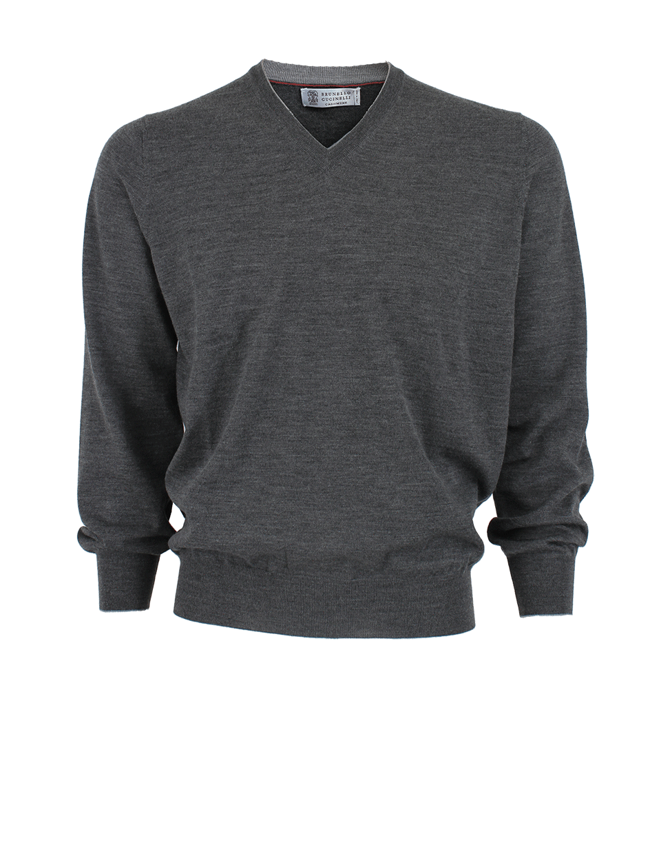 BRUNELLO CUCINELLI-V-Neck Sweater-