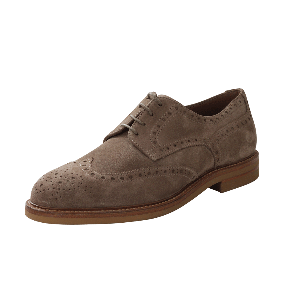 Brunello Cucinelli Men's Wingtip Derby Shoes