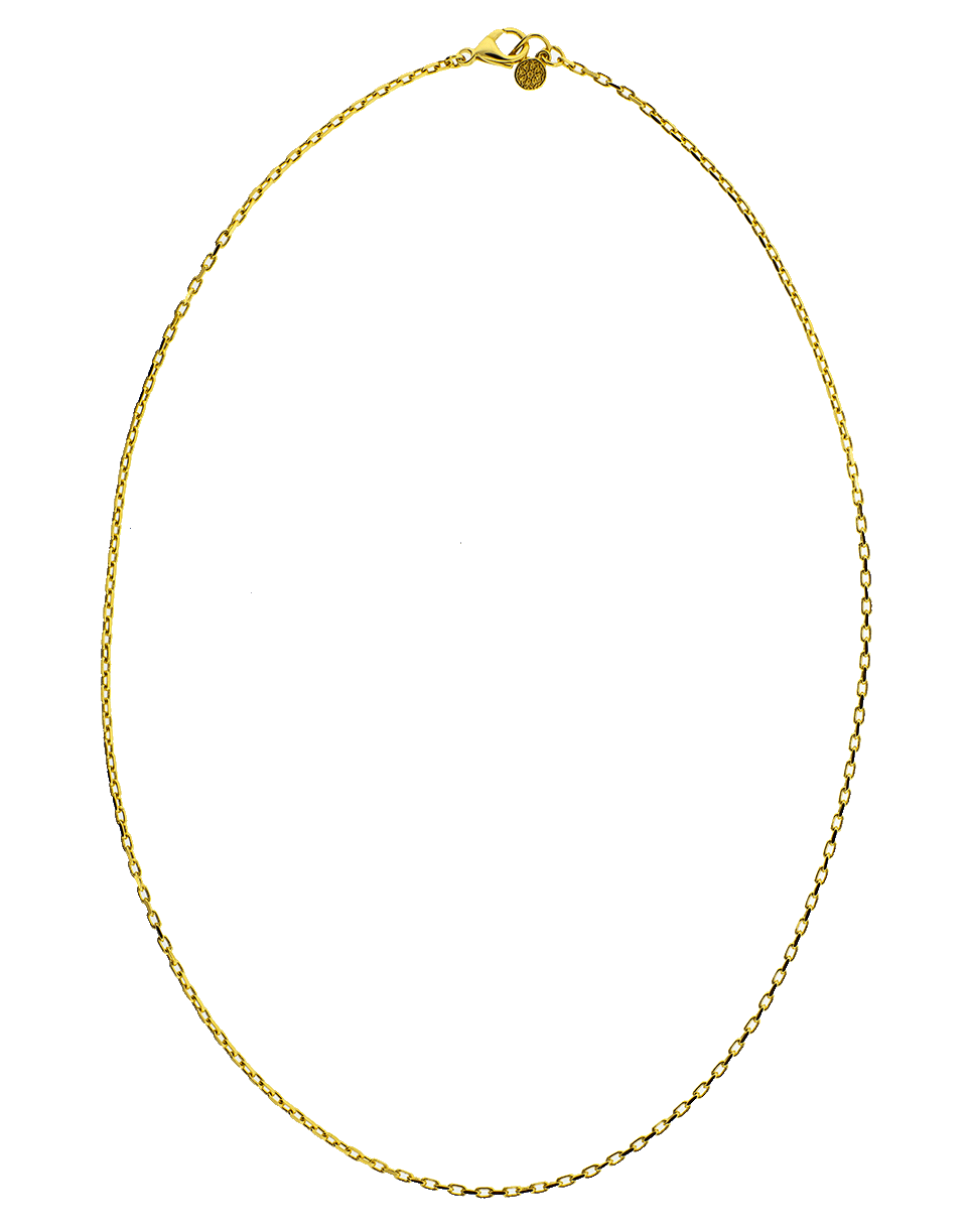 BUDDHA MAMA-Cable Chain Necklace-YELLOW GOLD