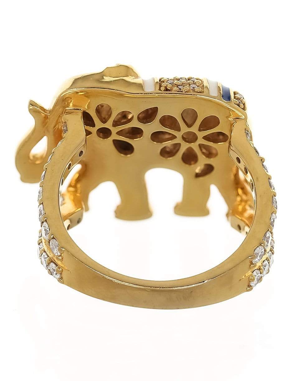 Elephant Diamond Ring JEWELRYFINE JEWELRING BUDDHA MAMA   