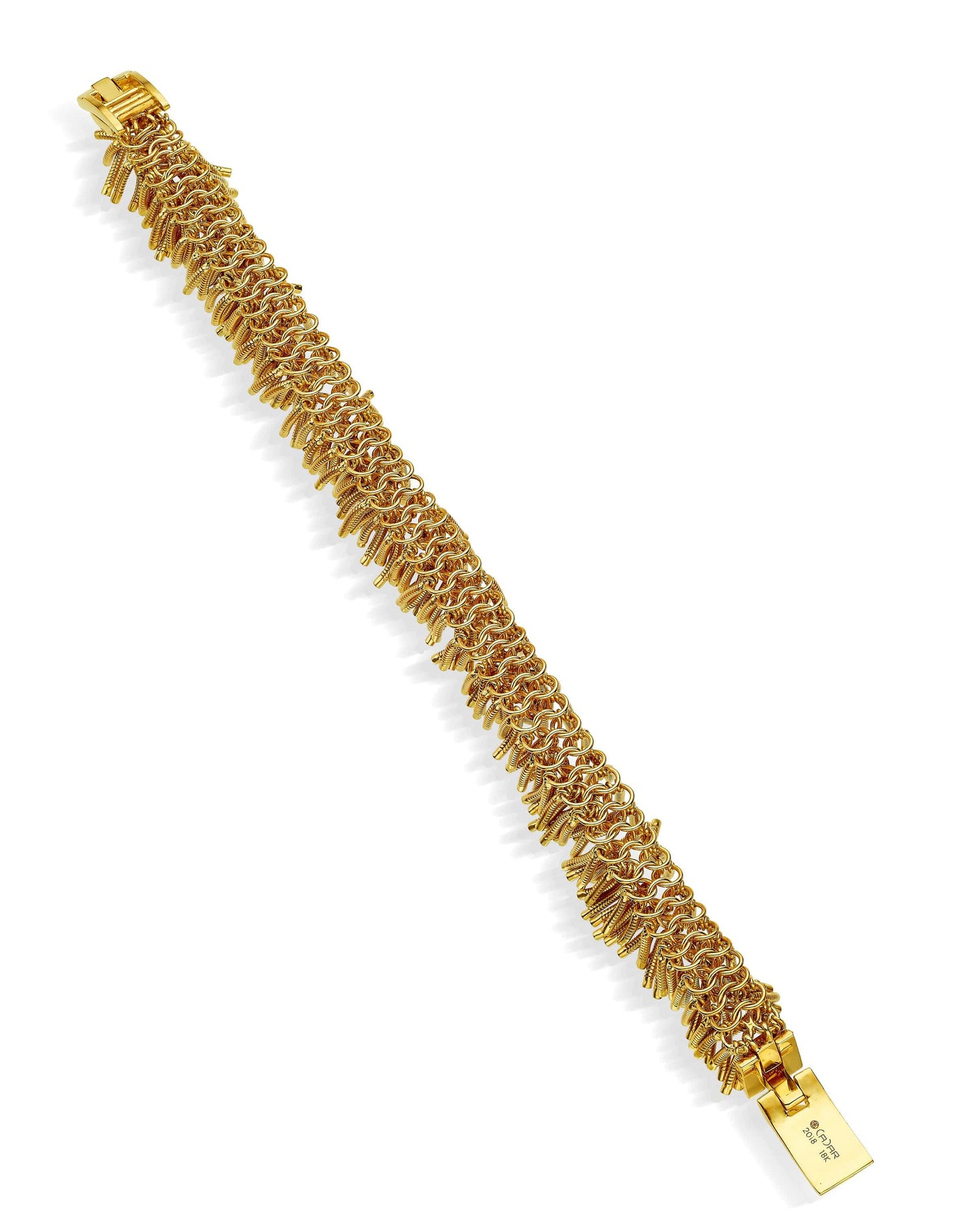 CADAR-Narrow Fur Bracelet-YELLOW GOLD
