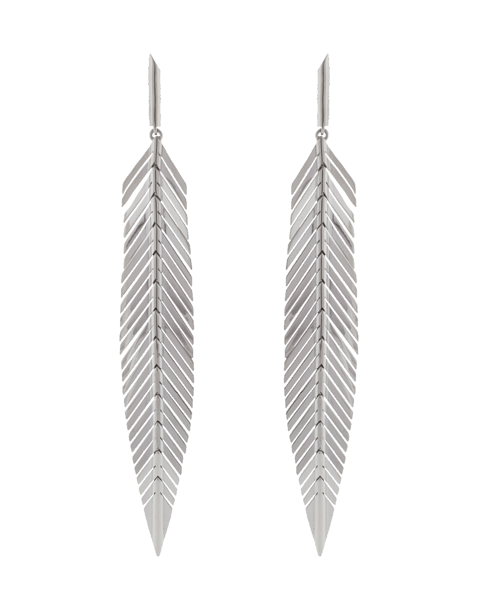 Medium Feather Drop Earrings JEWELRYFINE JEWELEARRING CADAR   