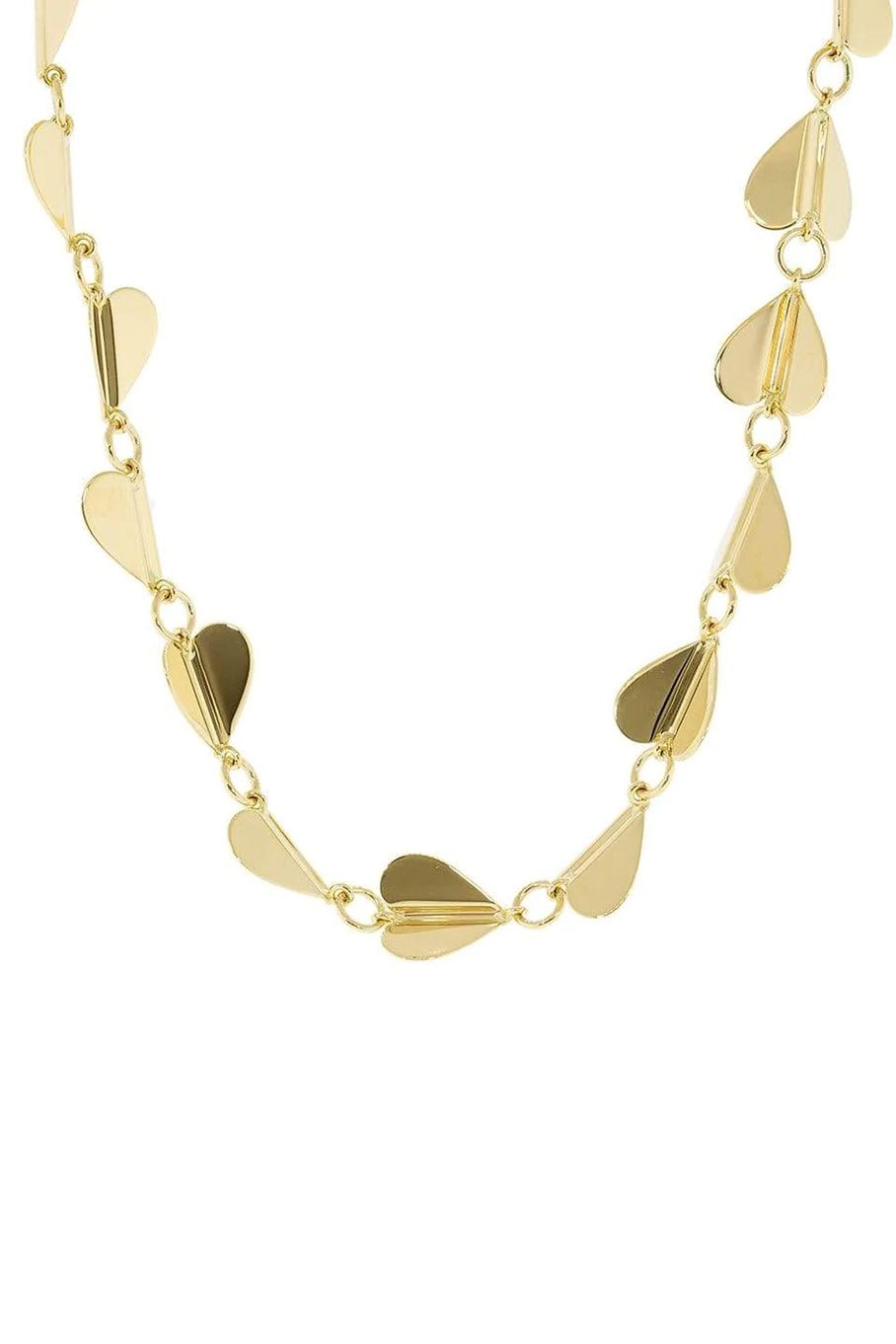 CADAR-Medium Wings of Love Necklace-YELLOW GOLD