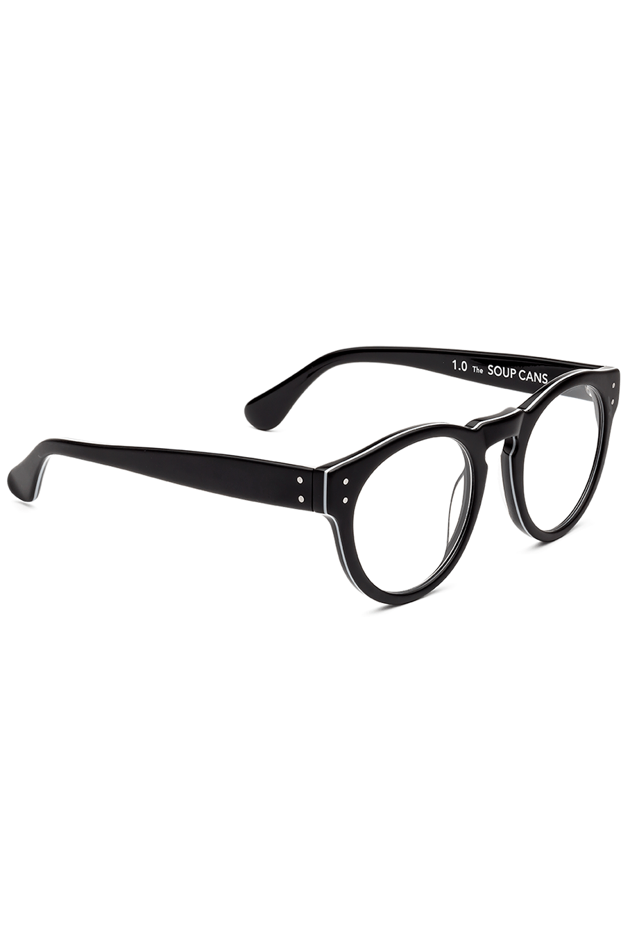 Soup Can Readers - Black White ACCESSORIEEYEWEAR CADDIS   