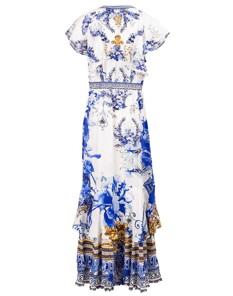 Tie Front Printed Maxi Dress CLOTHINGDRESSCASUAL CAMILLA   
