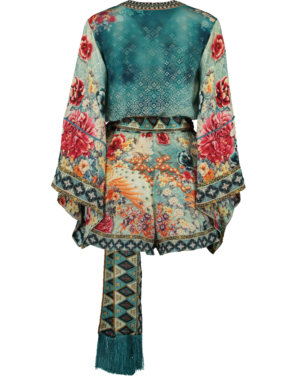 CAMILLA-Playsuit Belted Kimono-HEIRLOOM