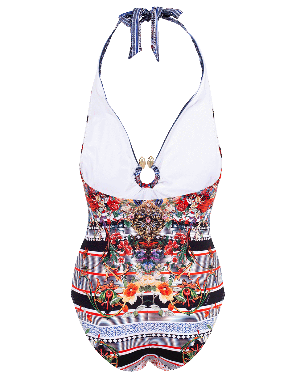 CAMILLA-Ring Time Halter One Piece-
