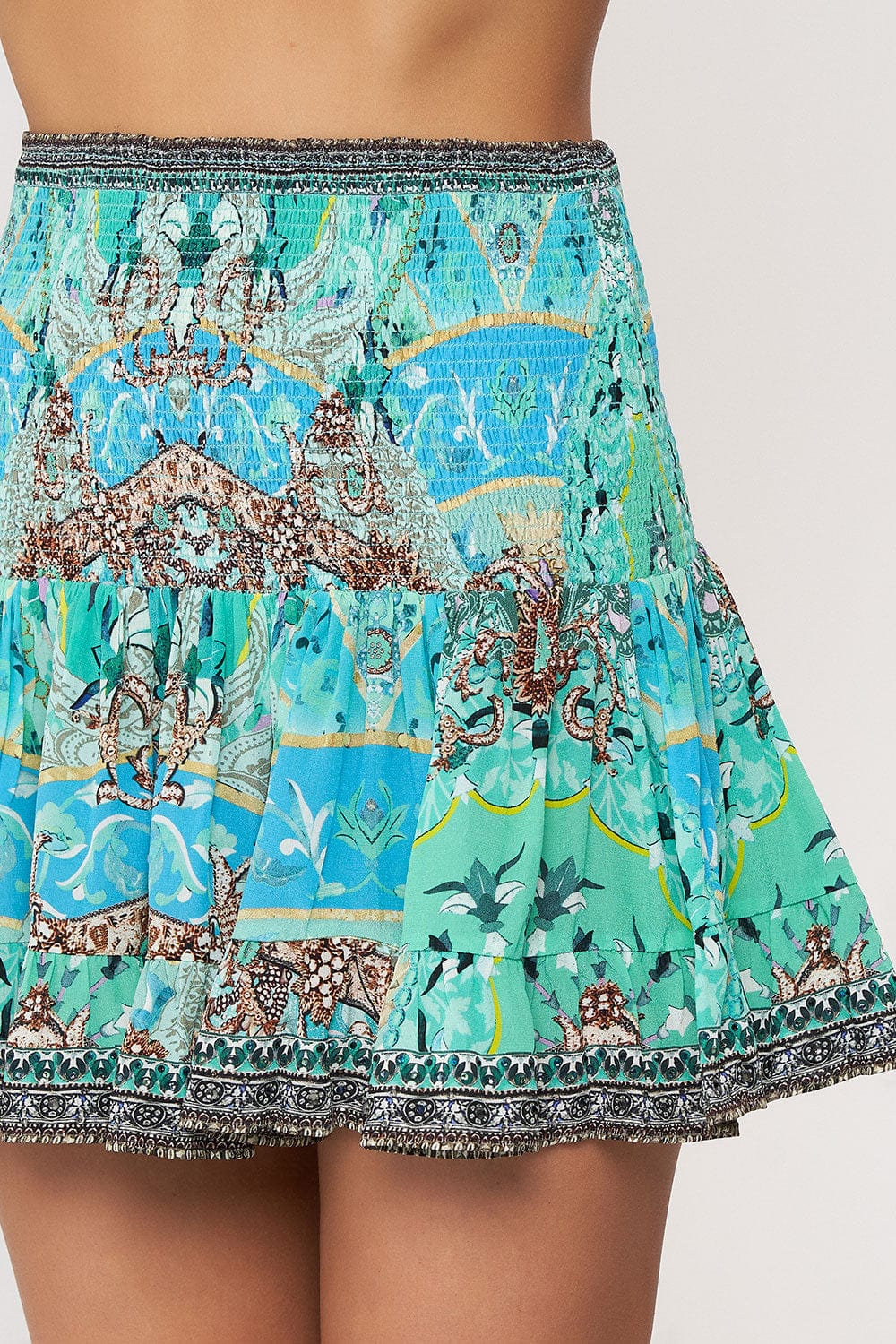 Short Shirred Skirt CLOTHINGSKIRTMINI CAMILLA   