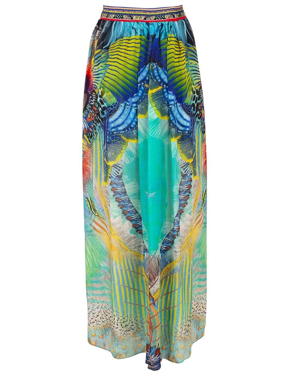 CAMILLA-Reef Warrior Pintuck Waistband Skirt-