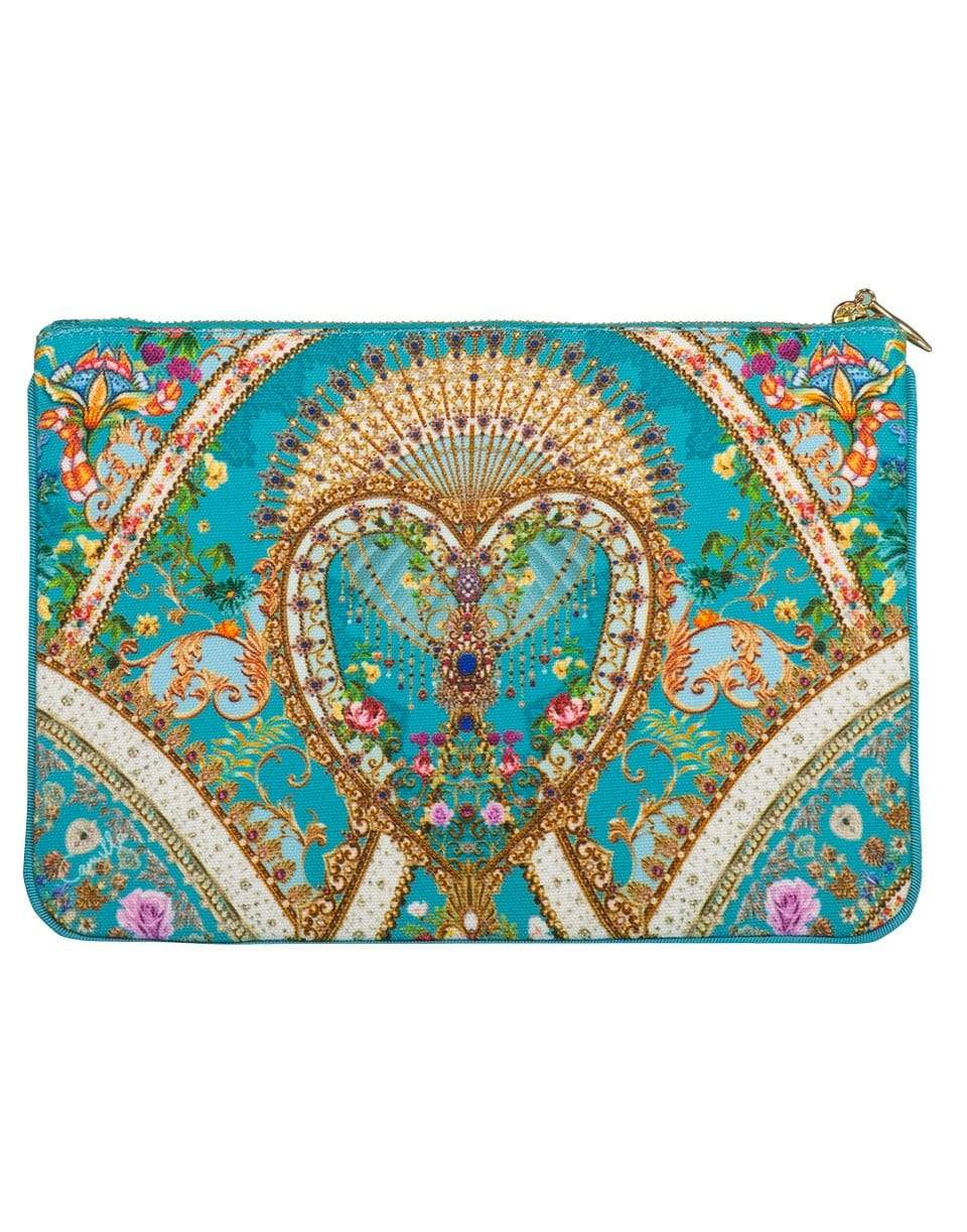 CAMILLA-A Sonnet for a Satine Small Canvas Clutch-ASONNETF
