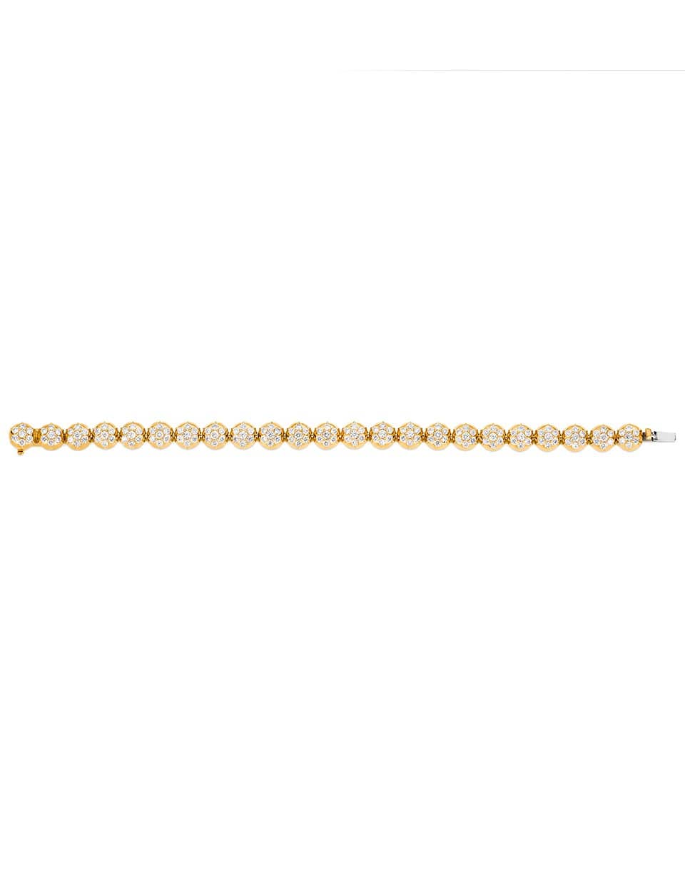 Crown Tennis Bracelet - Yellow Gold JEWELRYFINE JEWELBRACELET O CARBON & HYDE   