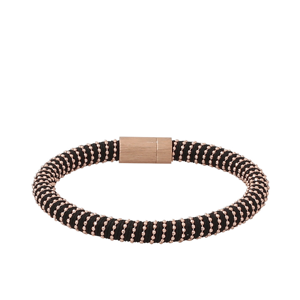 CAROLINA BUCCI-Black Twister Band Bracelet-BLACK