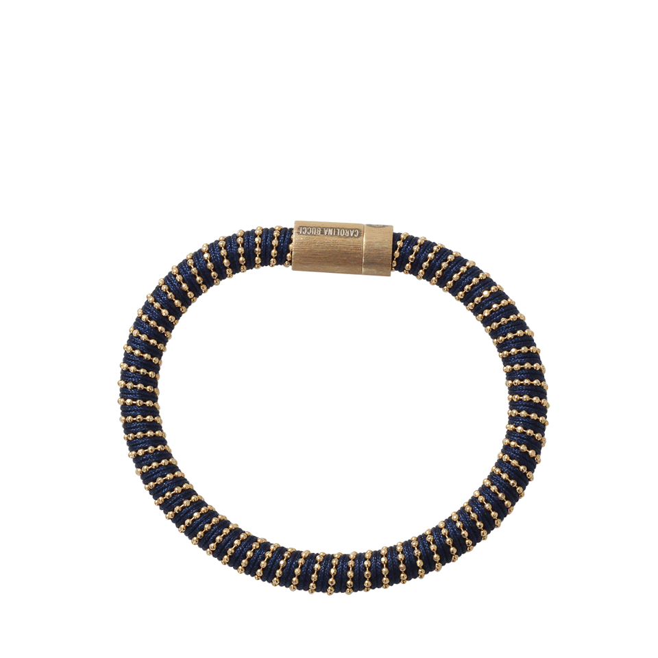 CAROLINA BUCCI-Navy Twister Band Bracelet-NAVY