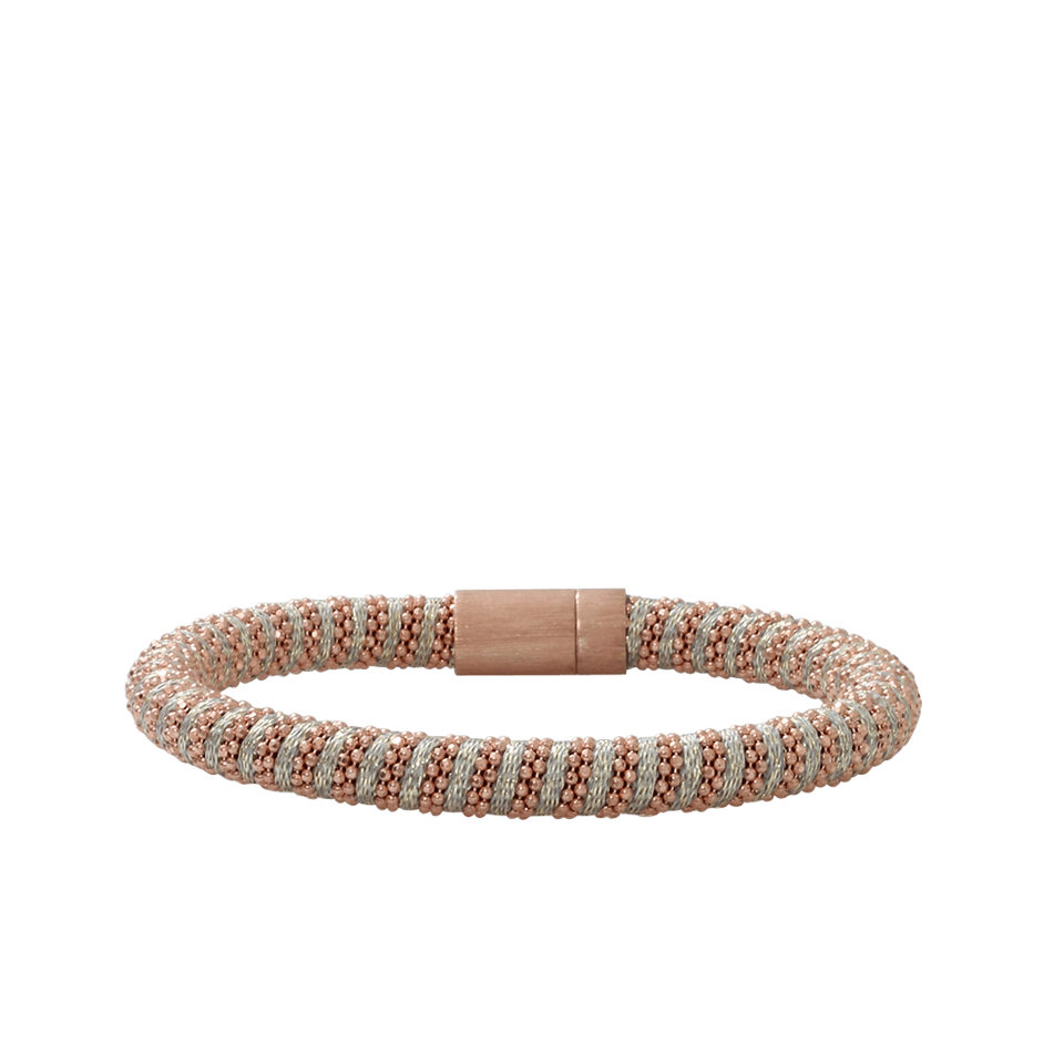 Opal Sparkle Twister Band Bracelet JEWELRYFINE JEWELBRACELET O CAROLINA BUCCI   
