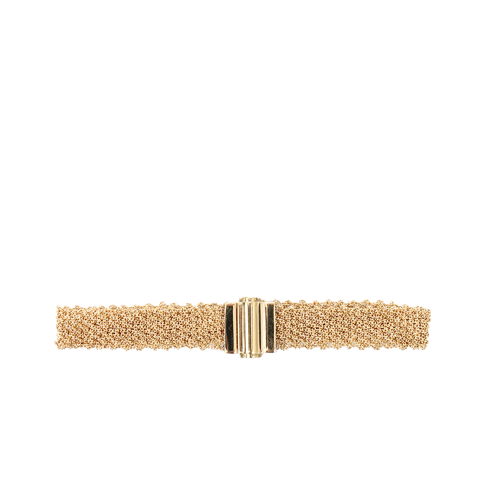 CAROLINA BUCCI-Narrow Gold Woven Bracelet-YELLOW GOLD