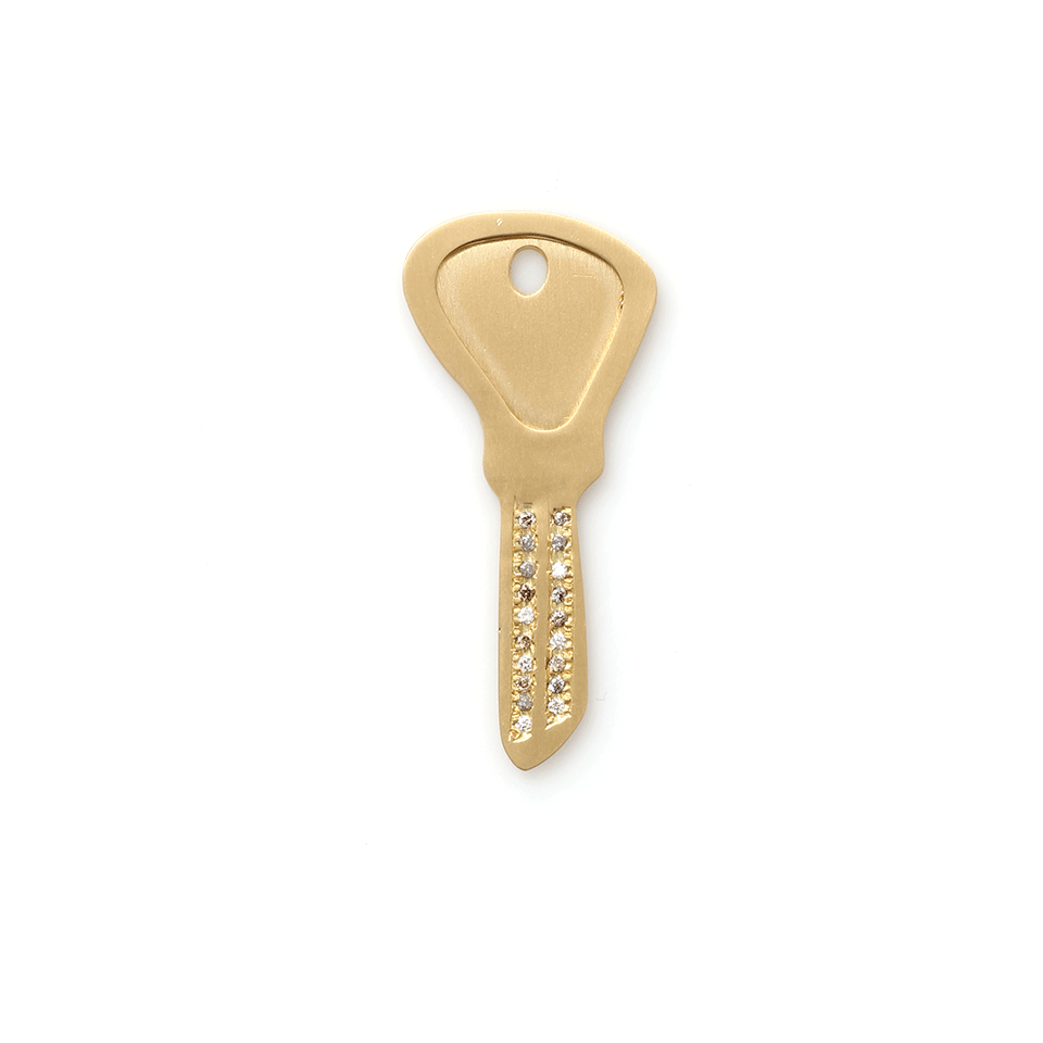 CAROLINA BUCCI-Looking Glass Key Pendant-YELLOW GOLD
