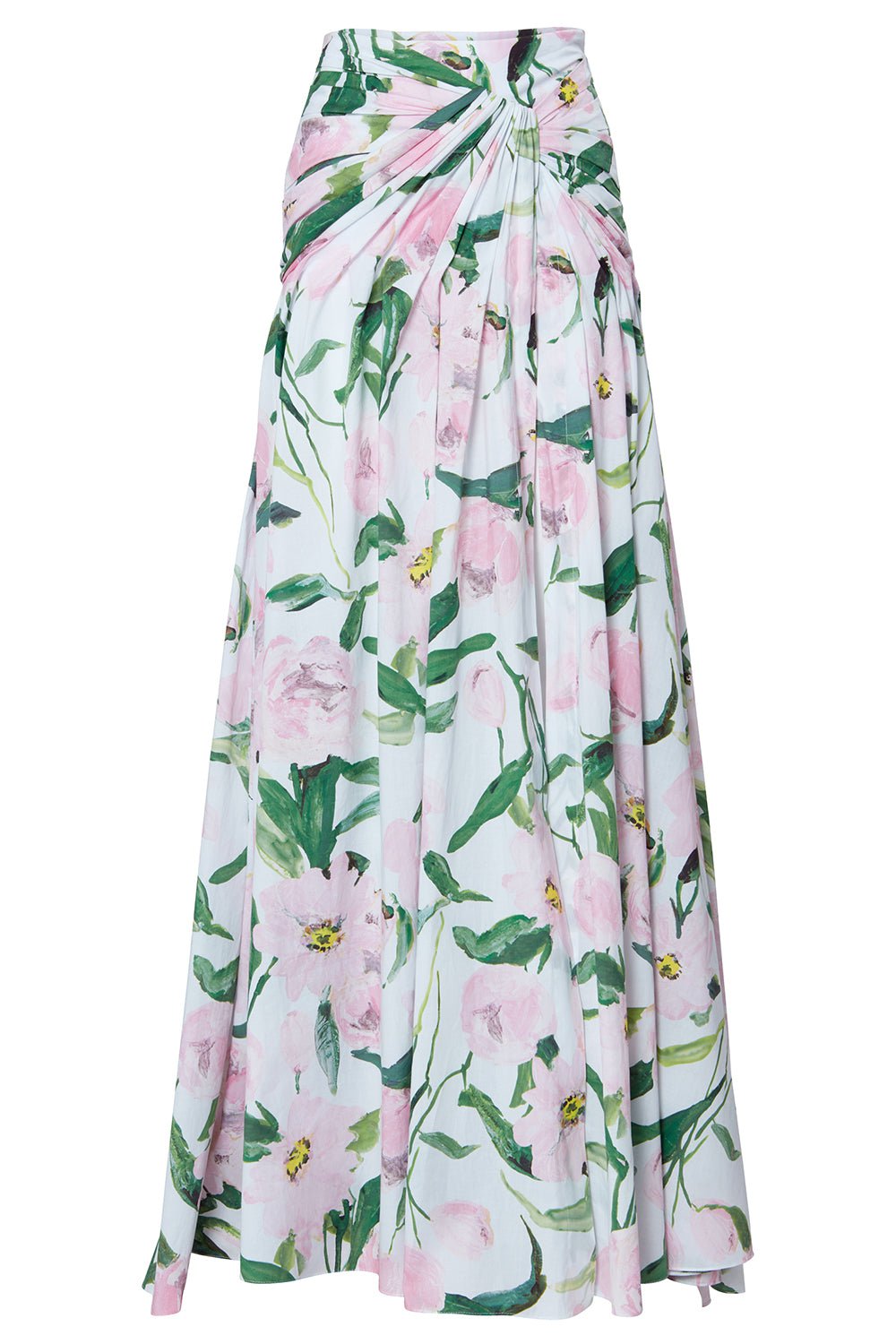 CAROLINA HERRERA-Gathered Maxi Skirt-