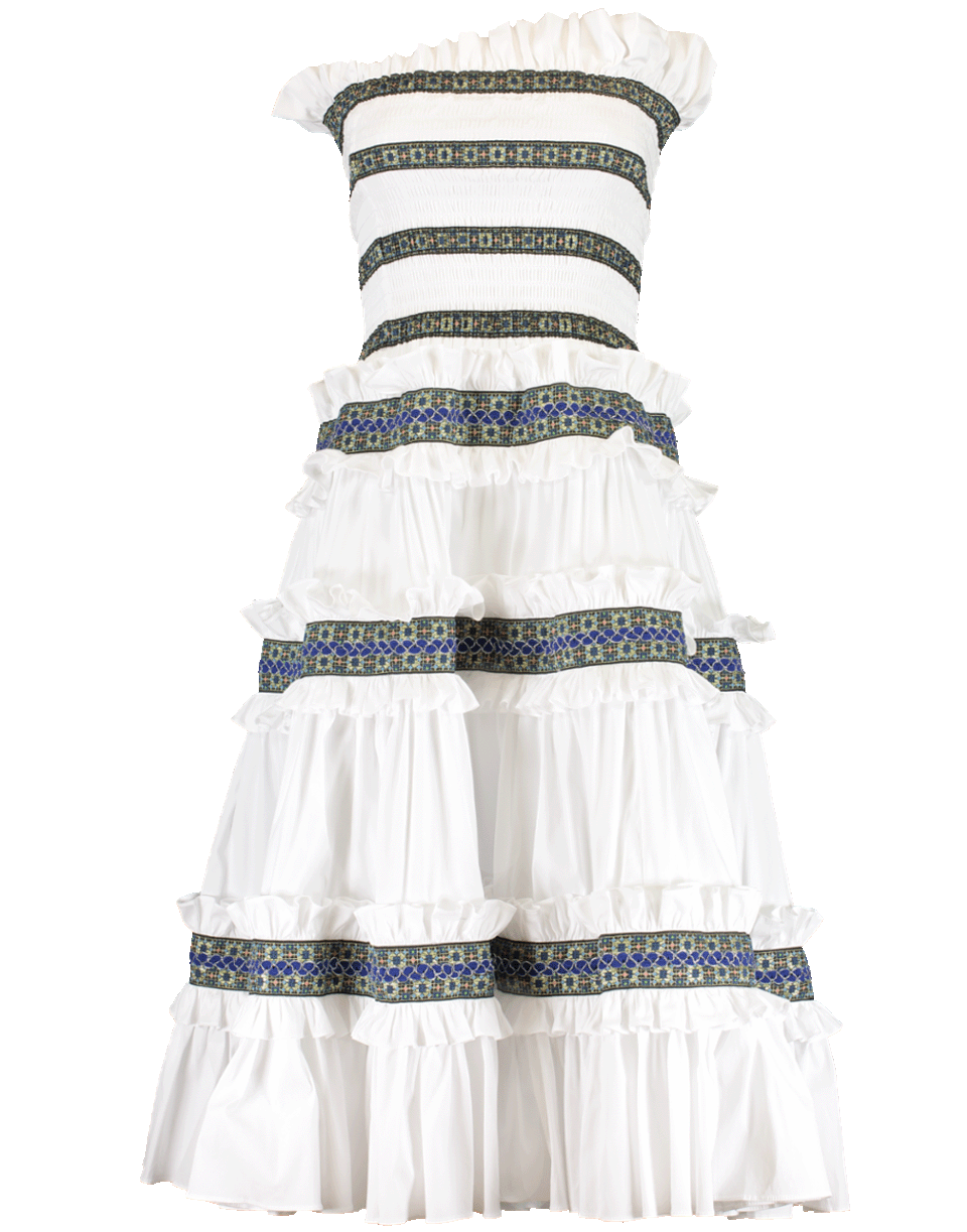 CAROLINE CONSTAS-Smocked Carina Dress-
