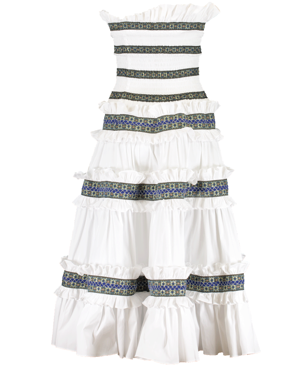 CAROLINE CONSTAS-Smocked Carina Dress-
