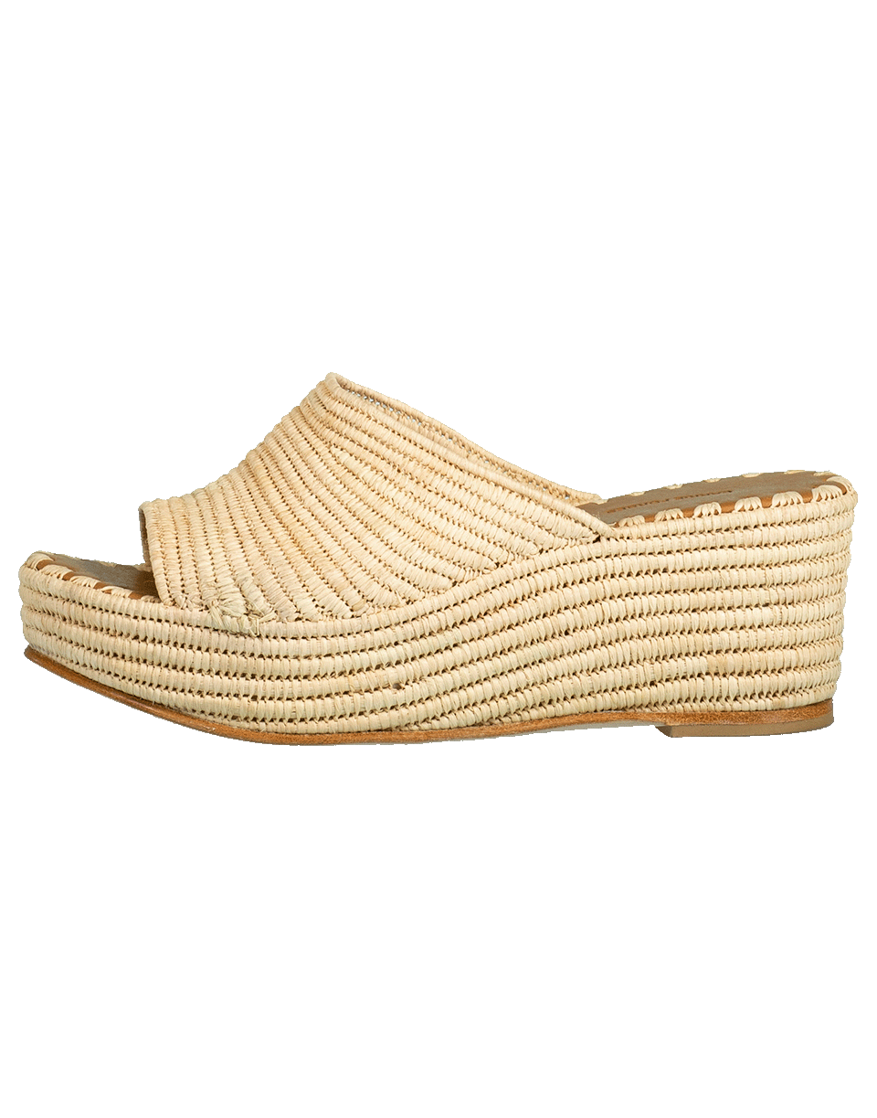 Woven Wedge Slide SHOESANDAL CARRIE FORBES   