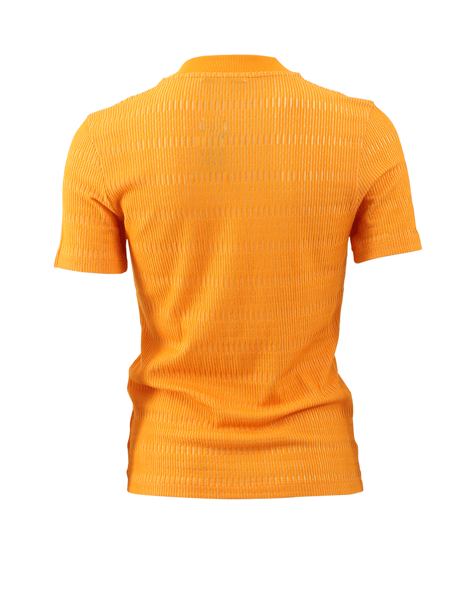 CARVEN-Geometric Knit T-Shirt-