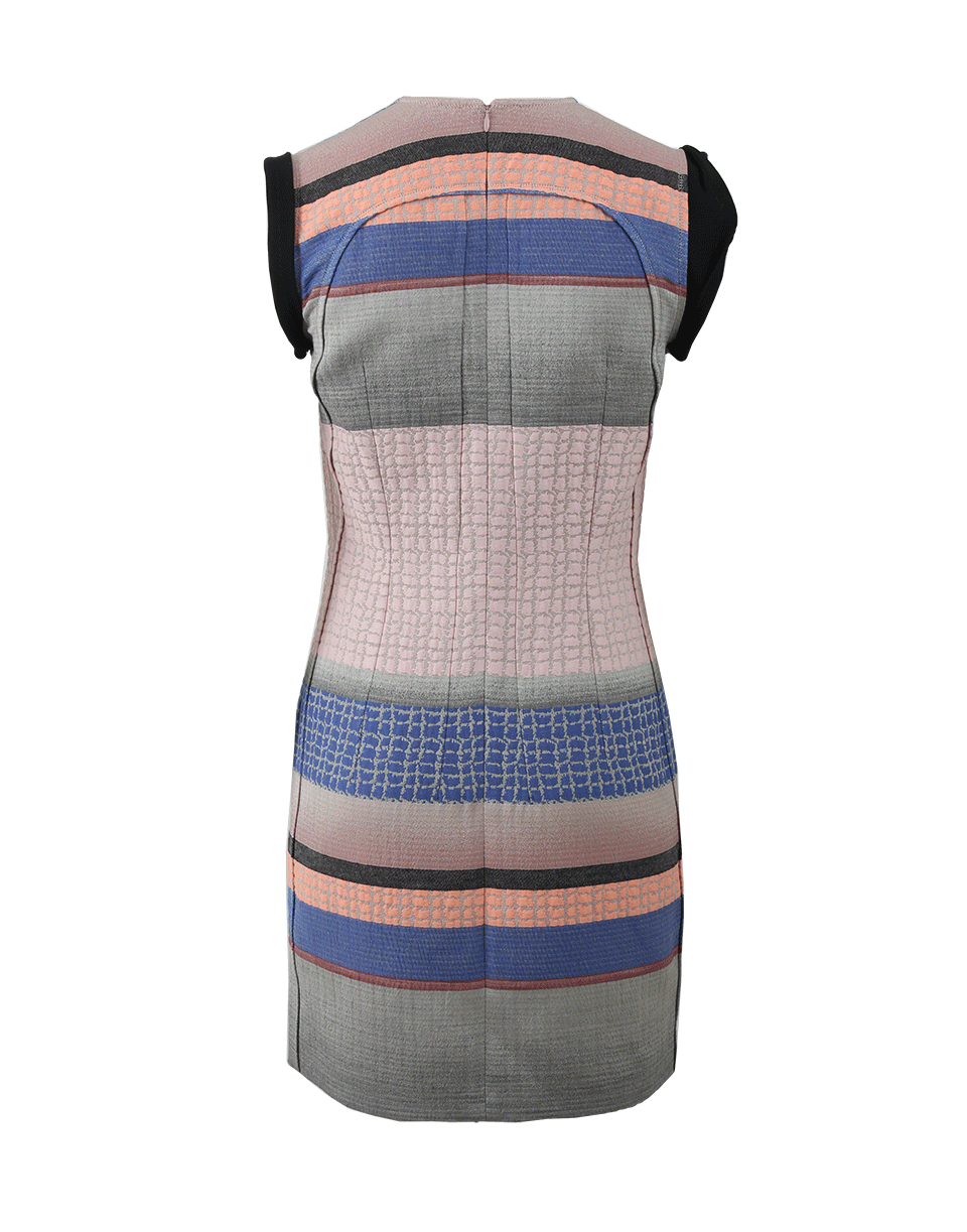 Split Neck Striped Dress CLOTHINGDRESSMISC CEDRIC CHARLIER   