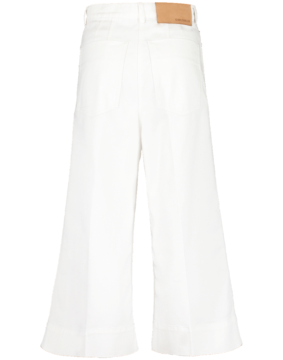 CEDRIC CHARLIER-Cropped Flare Jean-