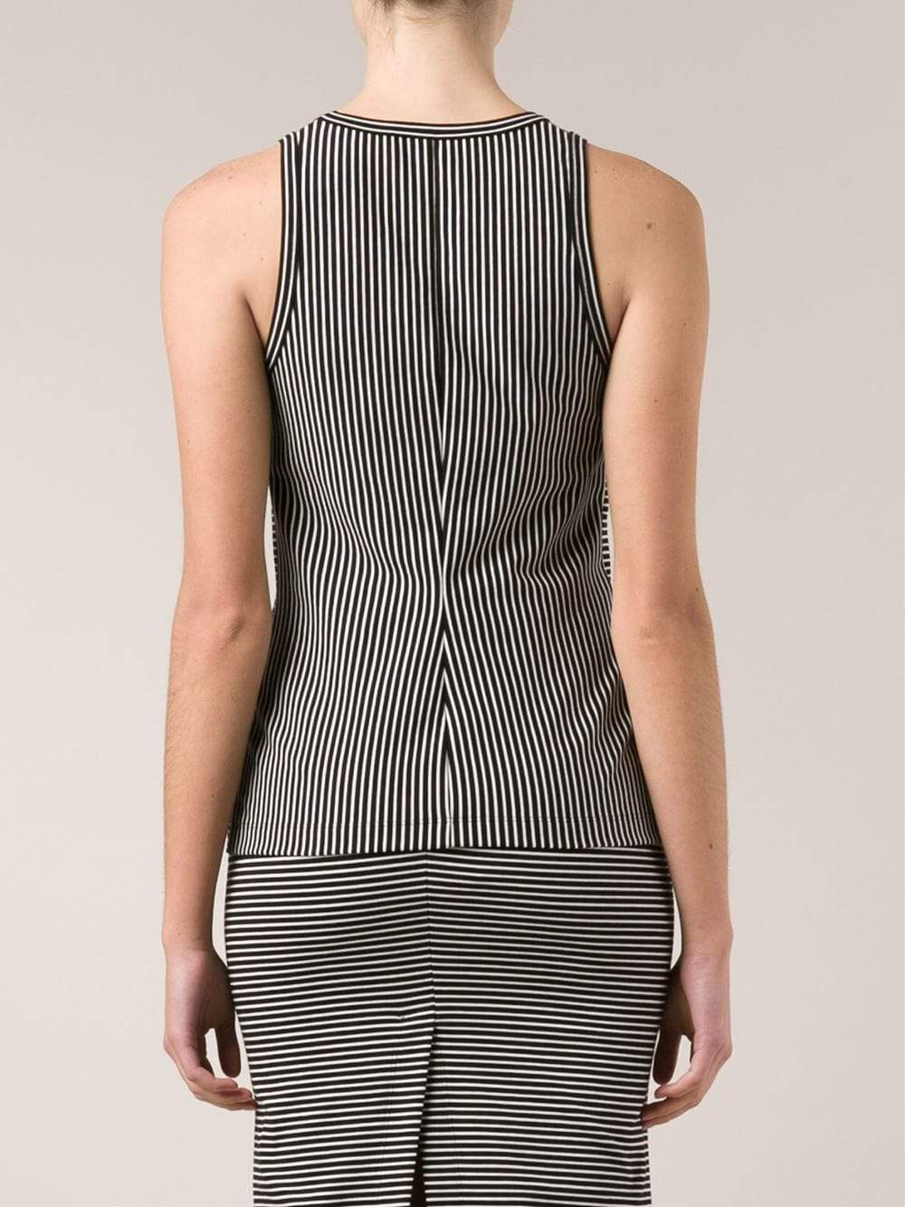 CEDRIC CHARLIER-Striped Tank-