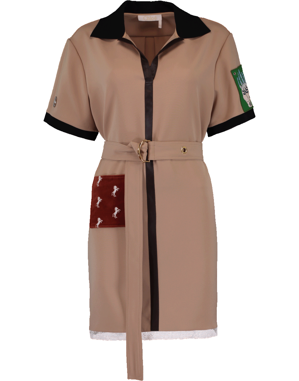 Polo Crepe Dress CLOTHINGDRESSCASUAL CHLOÉ   