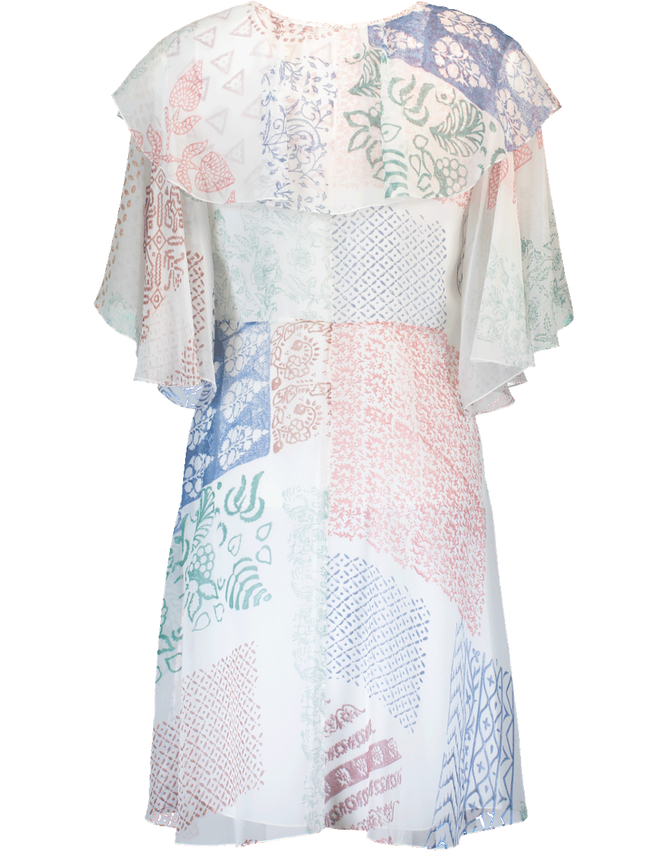 CHLOÉ-Color Block Dress-
