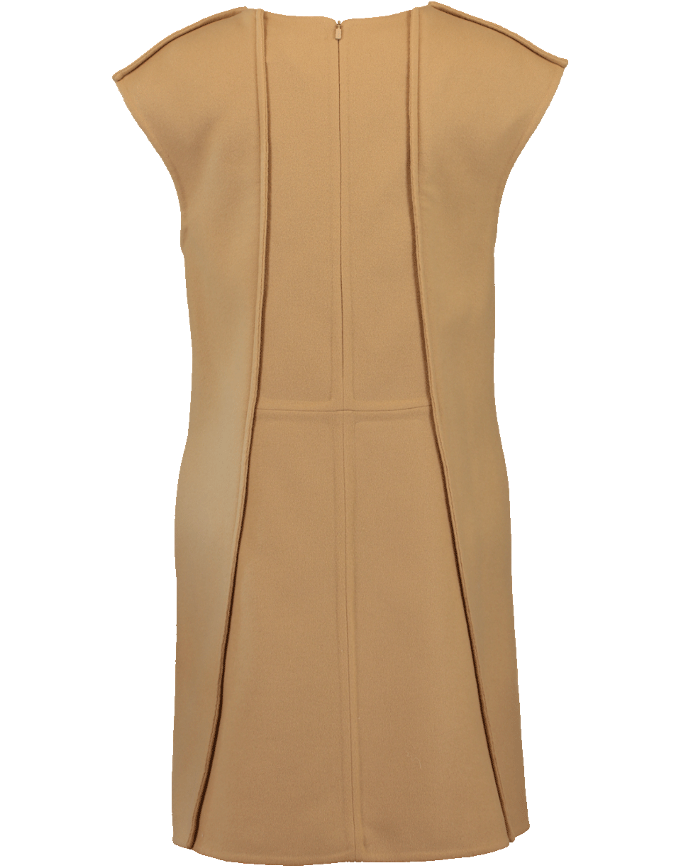 CHLOÉ-Double Face Wool Dress-
