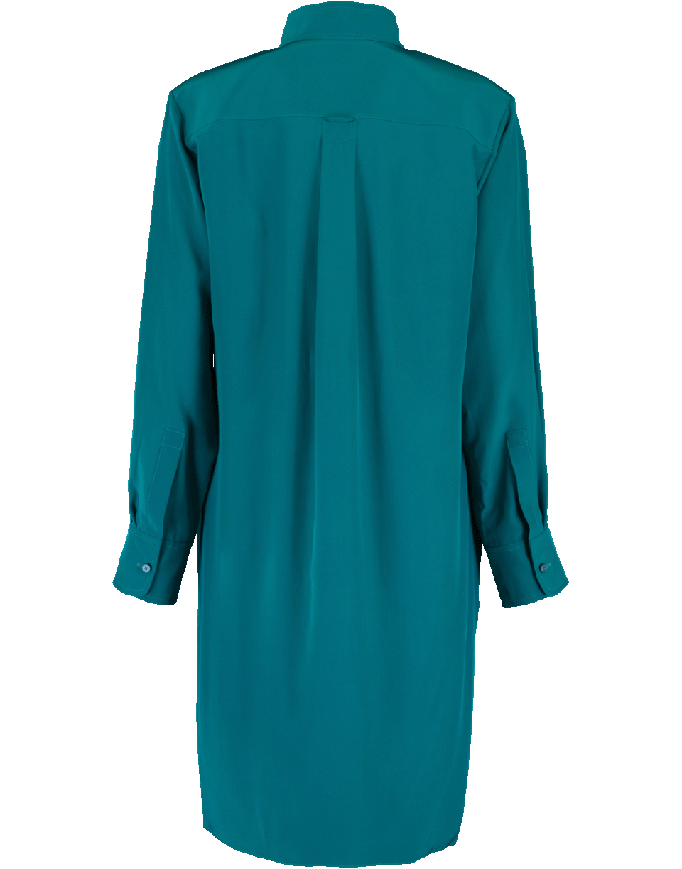 CHLOÉ-Neck Tie Silk Dress-