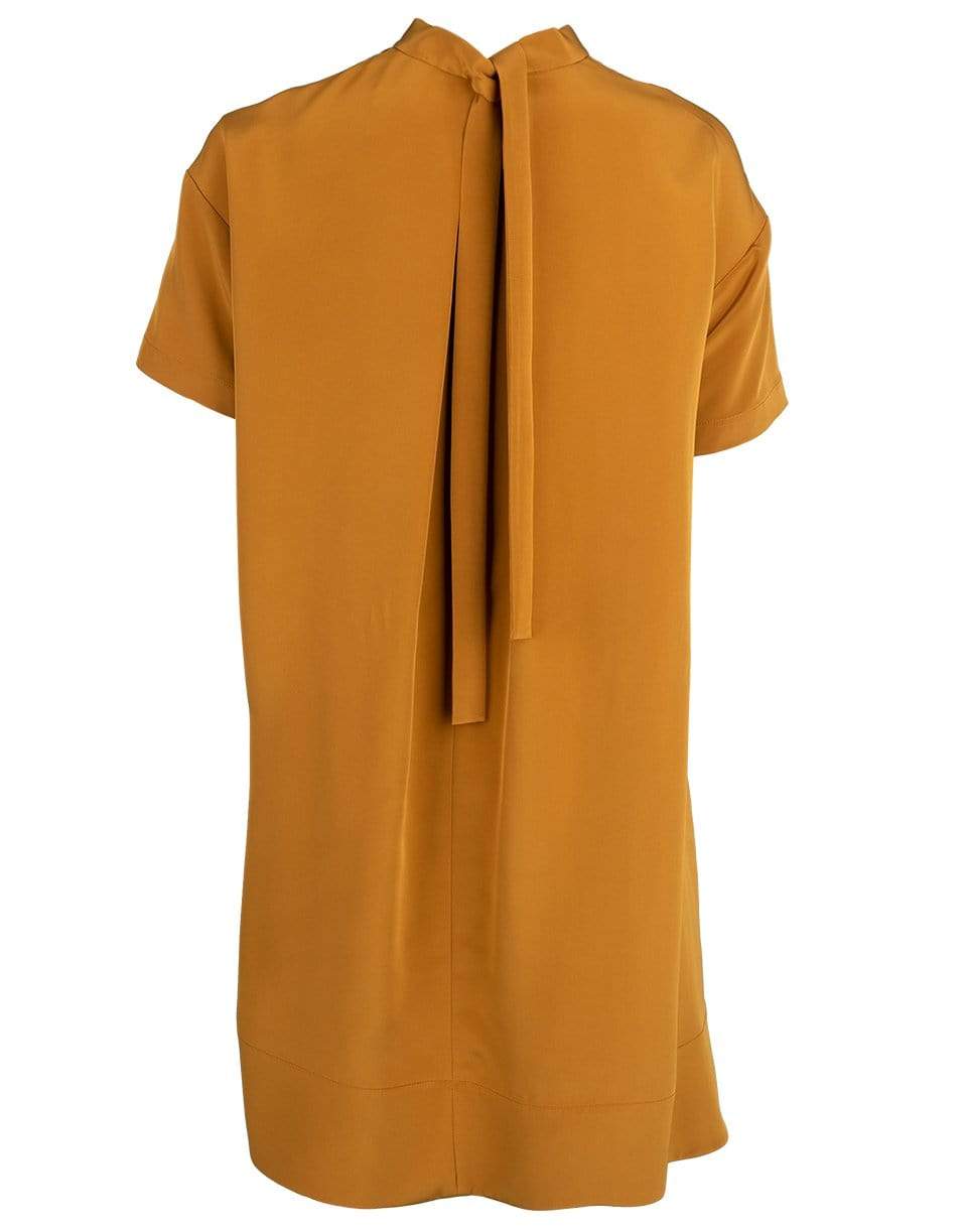 CHLOÉ-Short Sleeve Mock Dress-