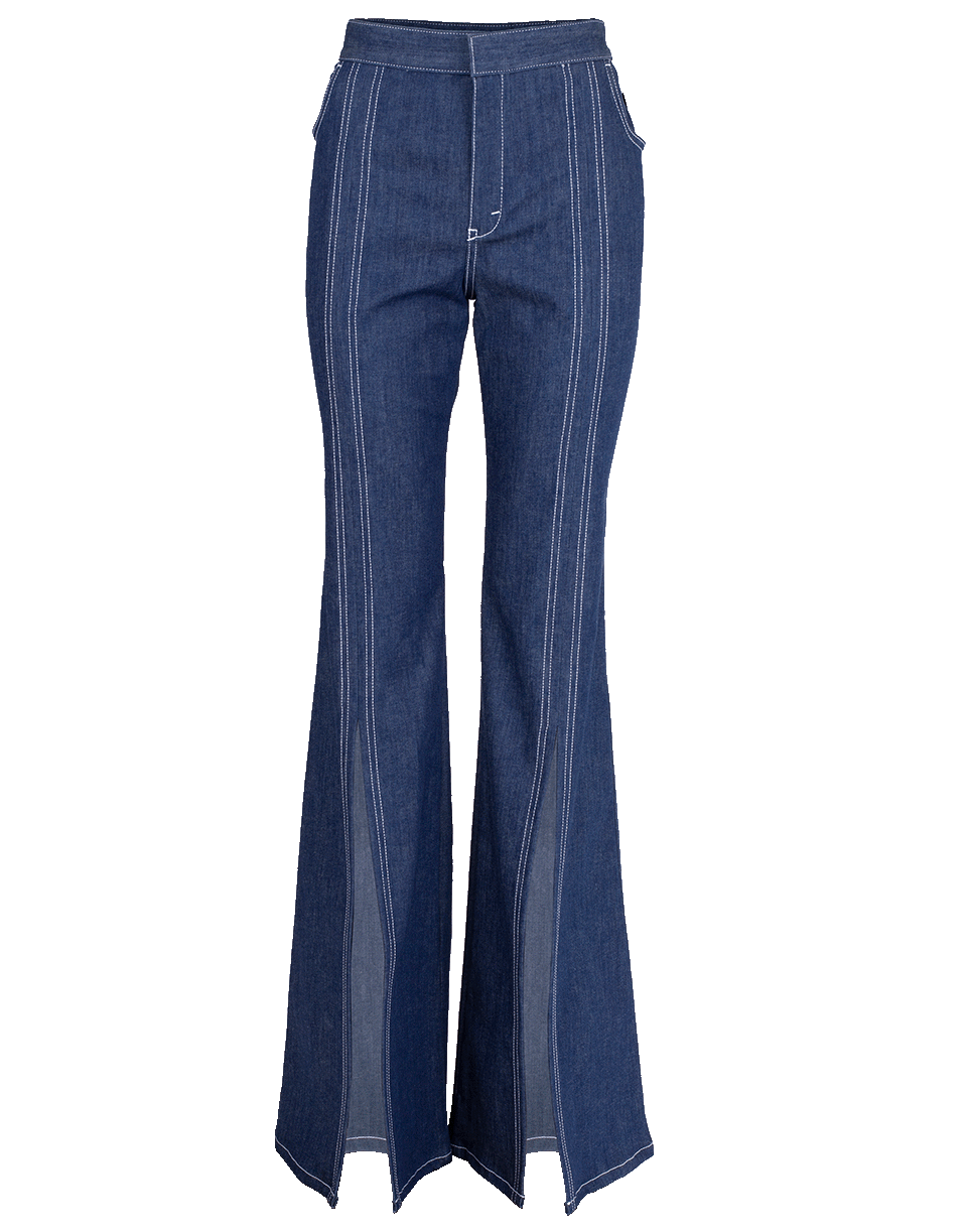 CHLOÉ-High Waist Stitched Jean-