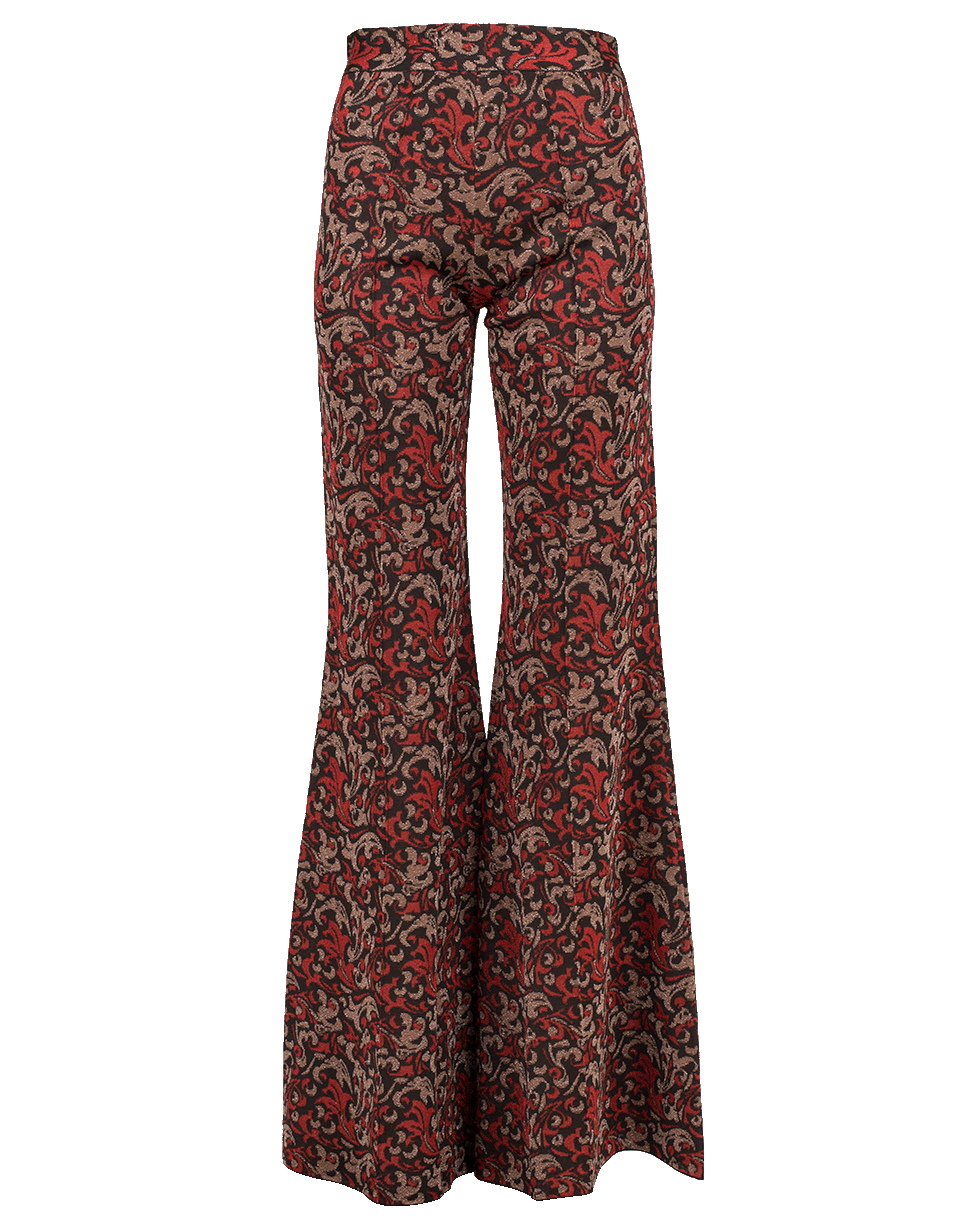 CHLOÉ-Baroque Jacquard Knit Flare Pant-