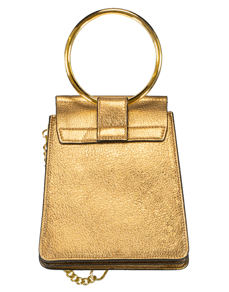 CHLOÉ-Faye Min Metallic Bag-GOLD