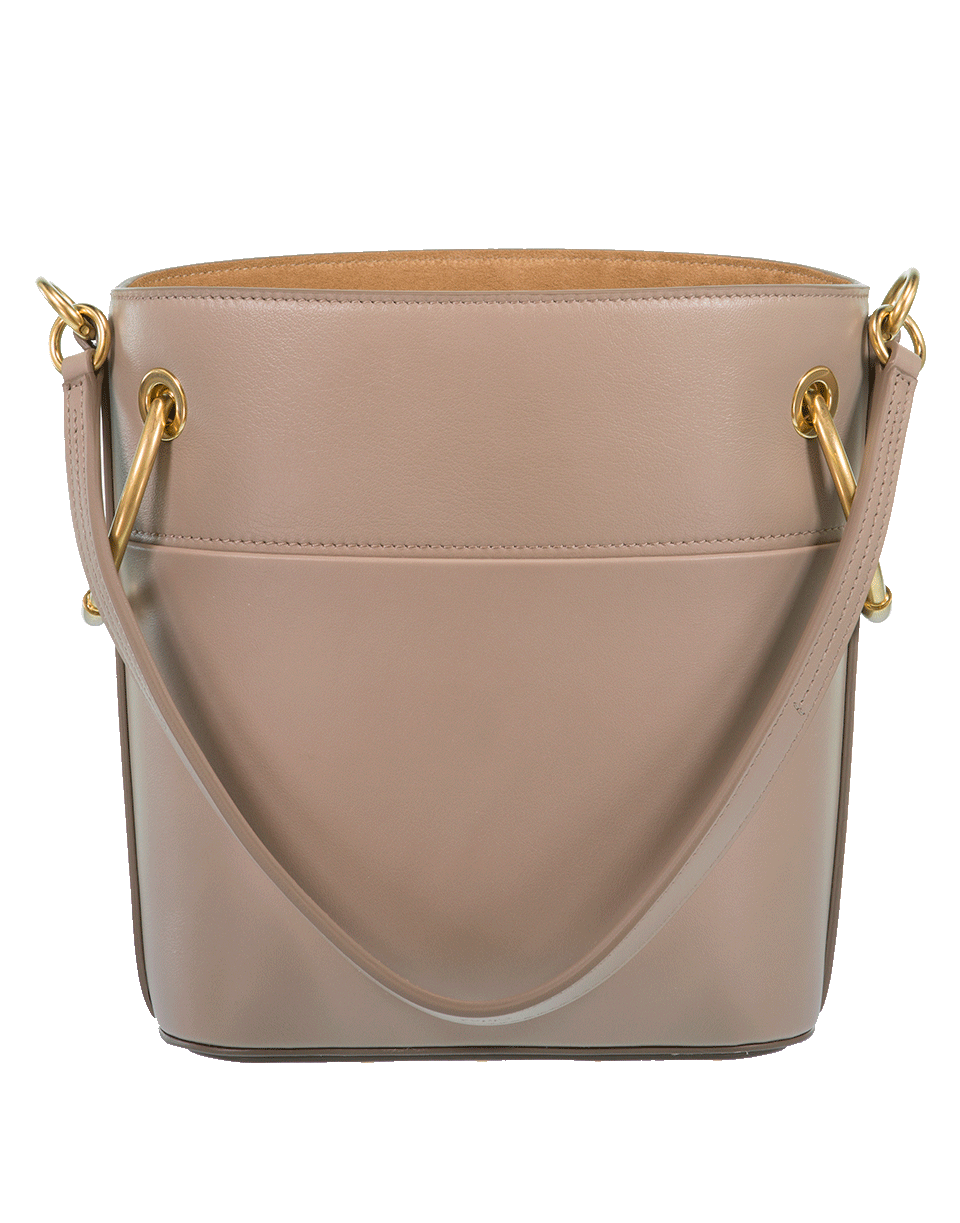 CHLOÉ-Roy Bucket Small Bag-GREY