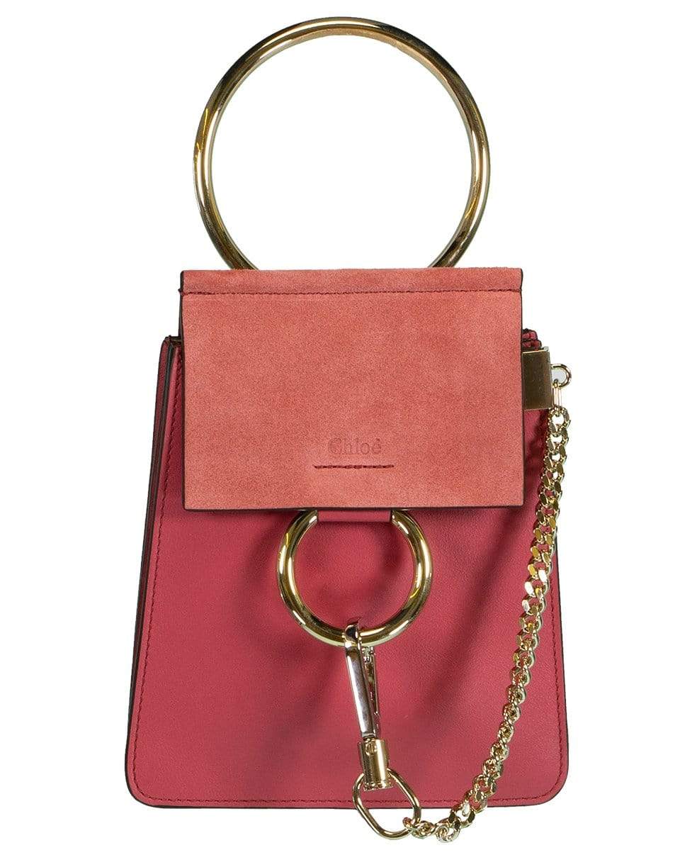 CHLOÉ-Scarlet Pink Faye Bracelet Bag-SCRLTPNK